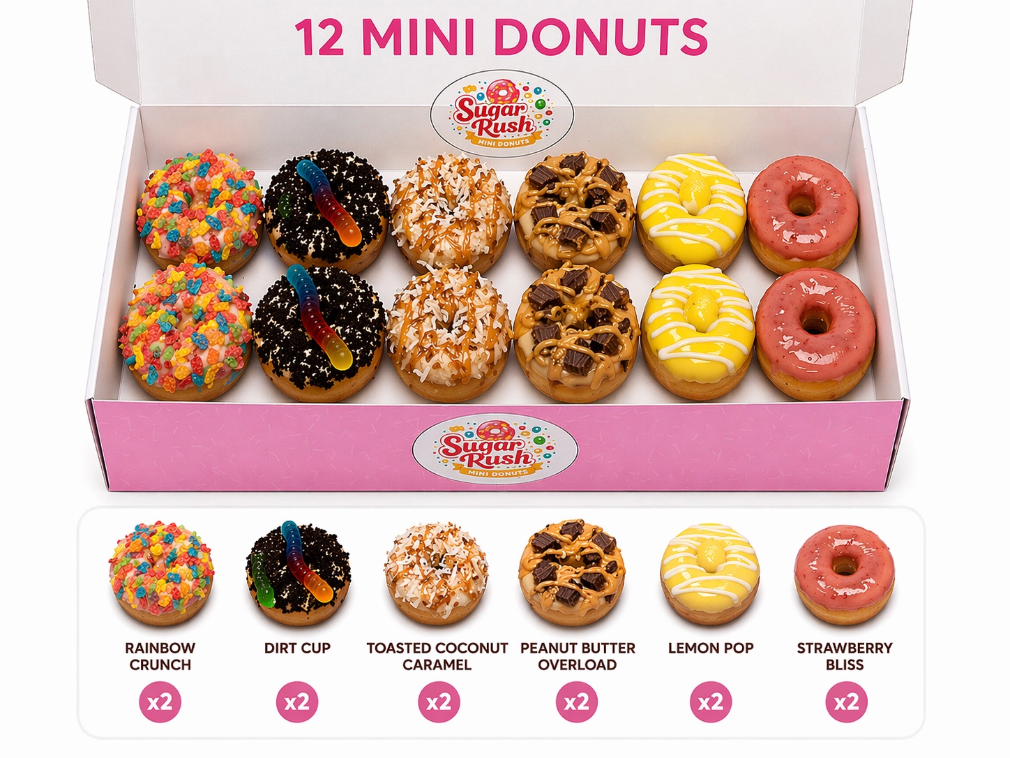12 pack mini donuts