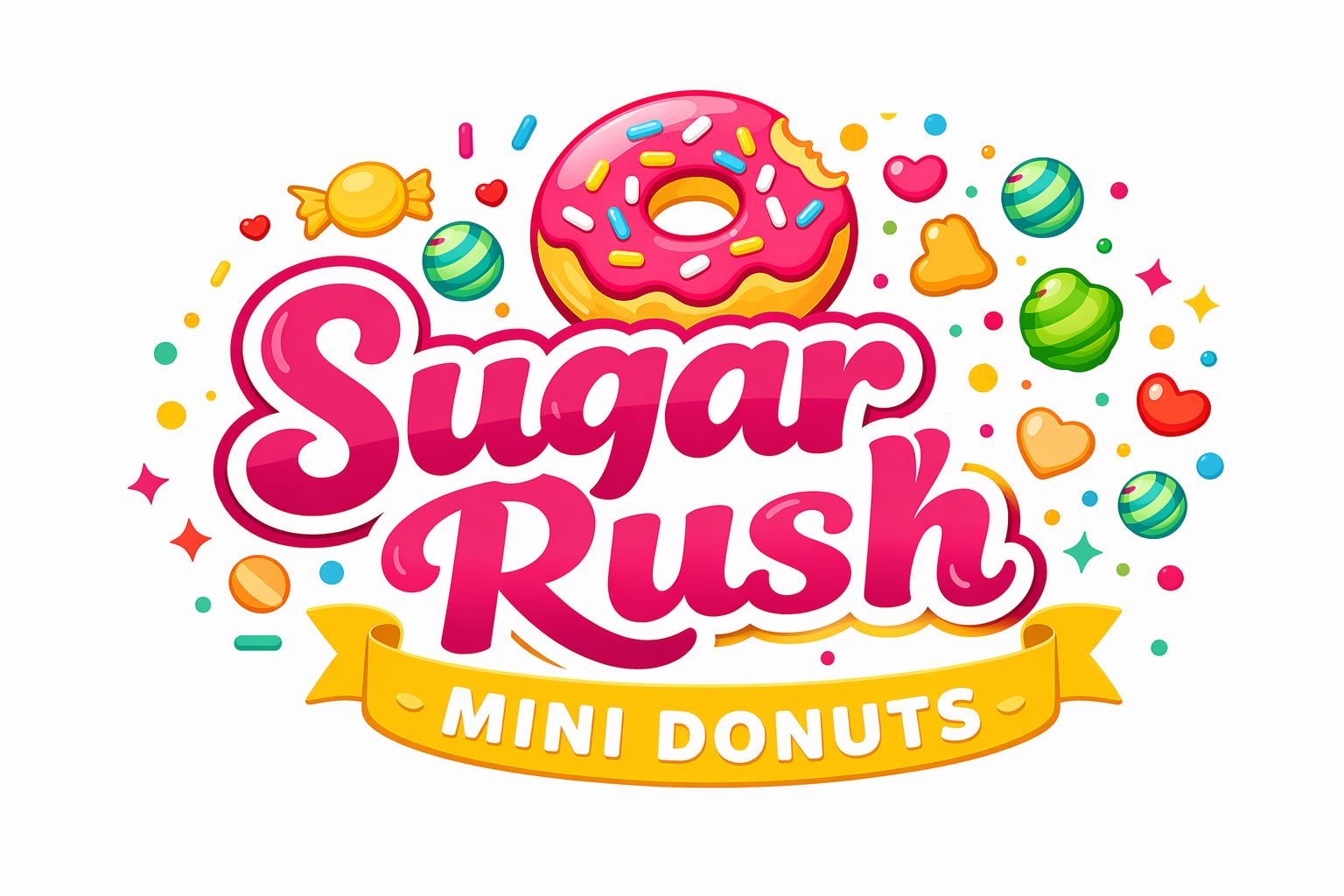 Sugar Rush Mini Donuts logo