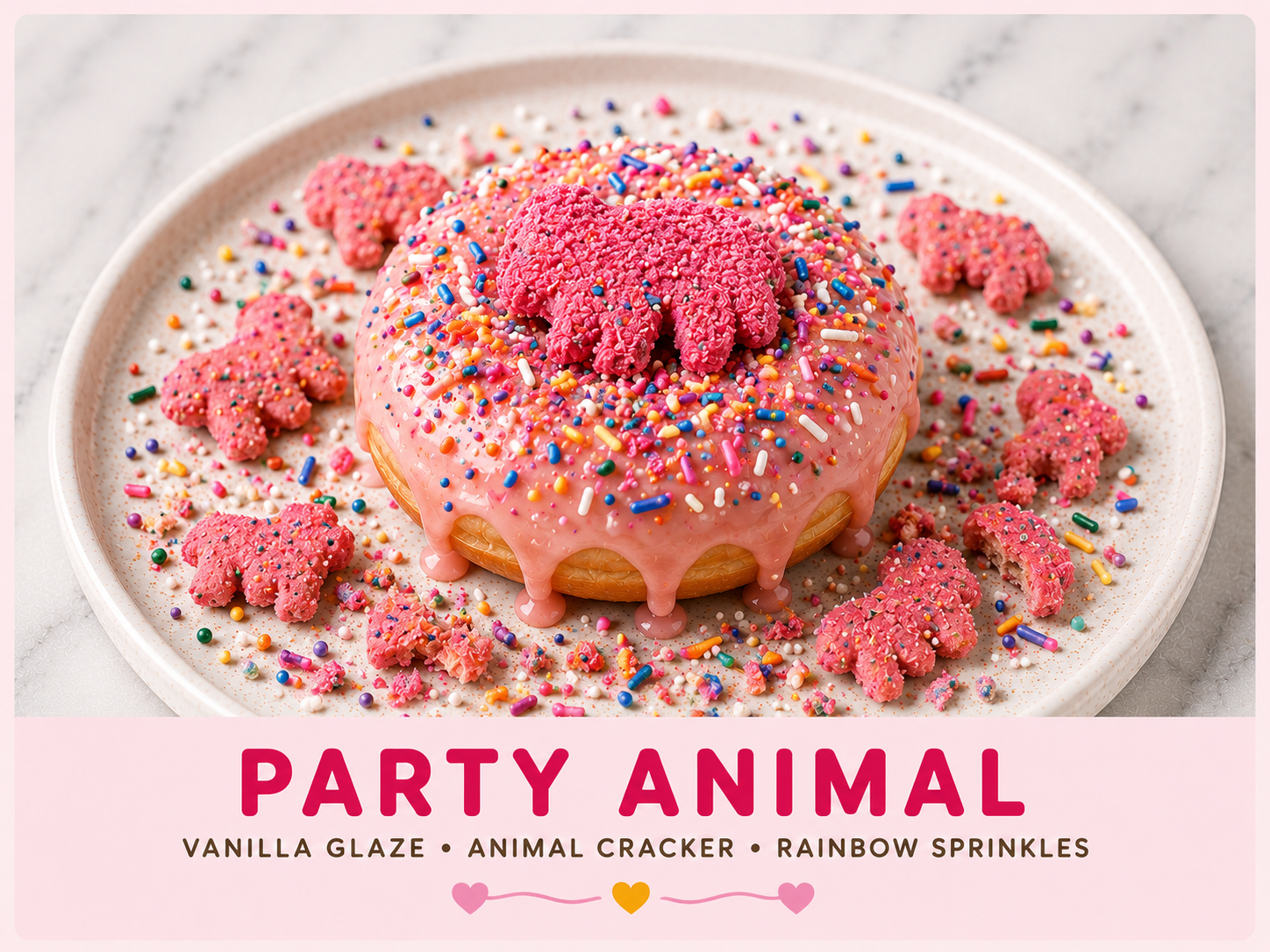 Party Animal mini donut