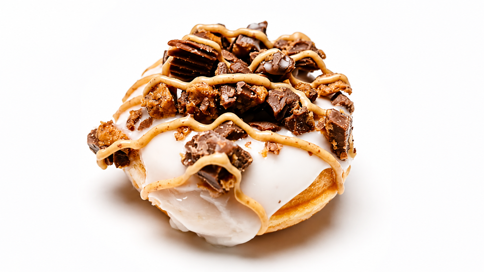 Peanut Butter Overload mini donut